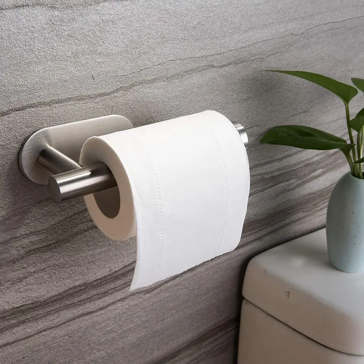 High-Quality Non-Perforated Stainless Steel Kitchen Tissue And Bathroom Roll Paper Holder Toilet Paper Storage Rack for the Bathroom Manufacturers, Factory