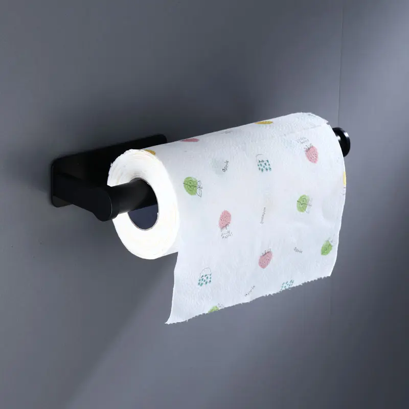 High-Quality Stainless Steel Non-perforated Kitchen Napkin Holder and Bathroom Roll Paper Holder,Adhesive paper holder Manufacturer, Manufacturers