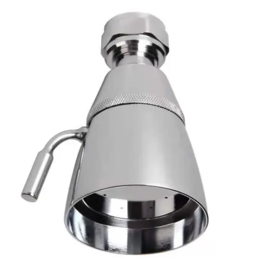 High-Quality Brass trumpet shower top spray head fixed water saving pressurized top nozzle Manufacturer, Factory