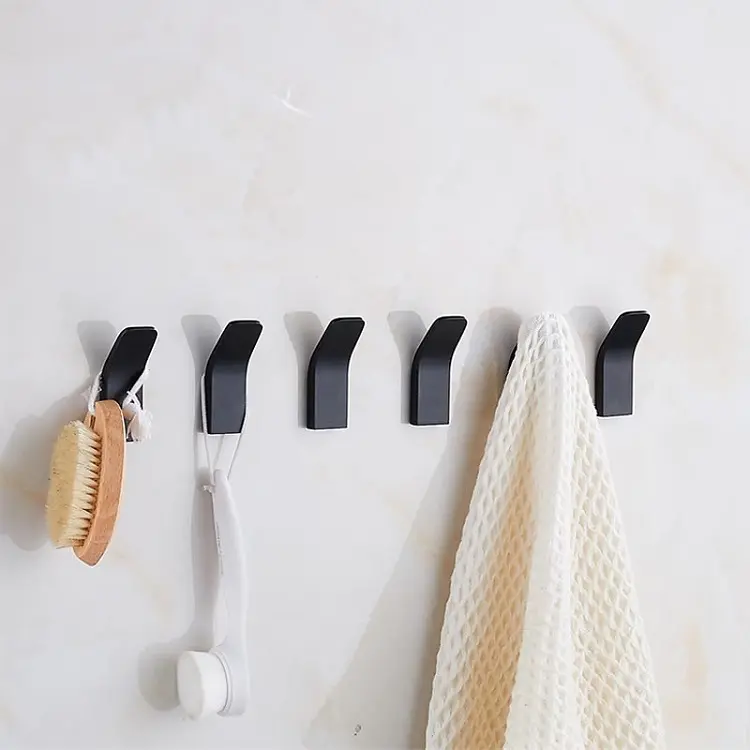 China Non-perforated Wall Mounted Coat Hook Bathroom  Adhesive Hook Manufacturer, Factory