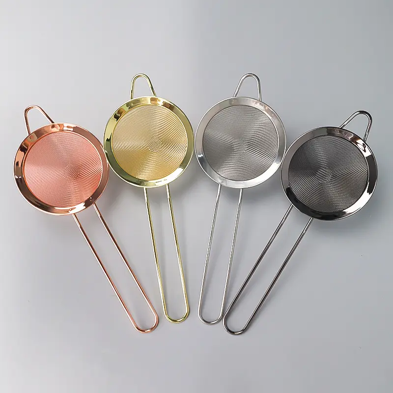 High-Quality Stainless steel strainer cocktail strainer 8.5 cm sink stopper Suppliers, Supplier