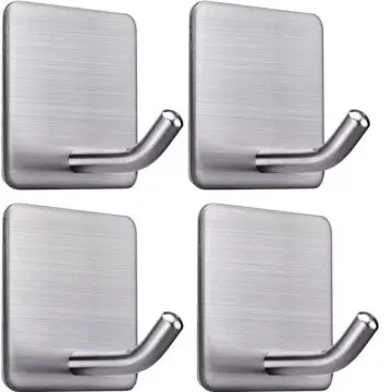 Stainless steel self-adhesive hook