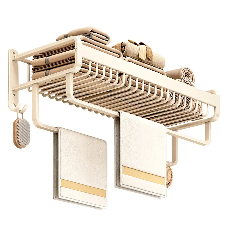 China Bathroom shelf white towel rack Bath towel rack storage rack Manufacturer, Manufacturers
