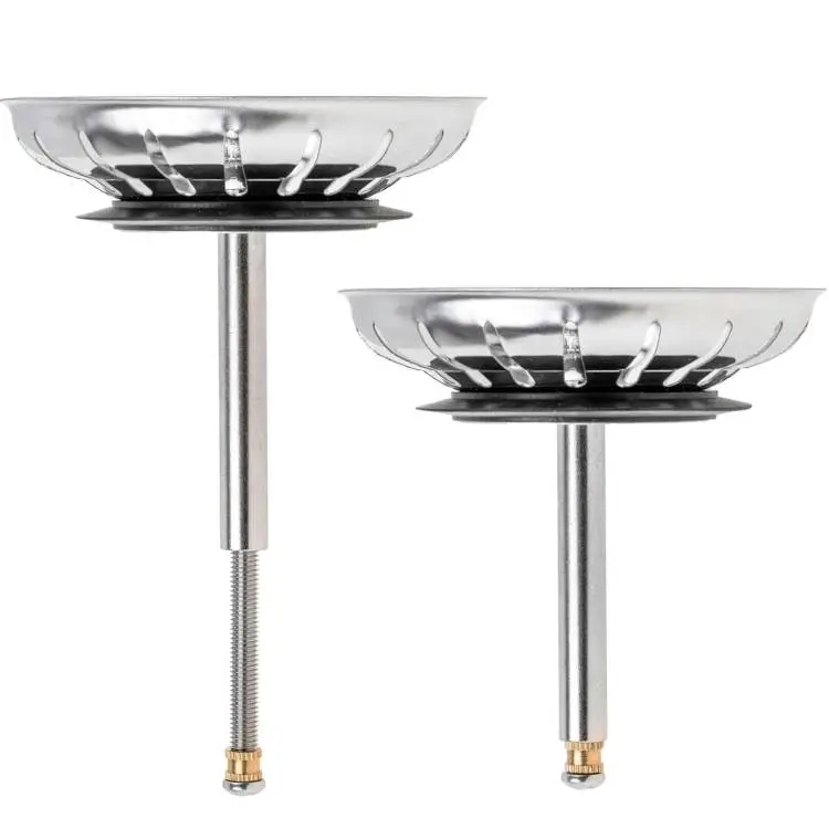 China Adjustment Kitchen Sink Strainer And Stopper  Stainless Steel Kitchen Sink Plug For  Kitchen, Brass Pin And SS304 Screws Manufacturer, Manufacturers
