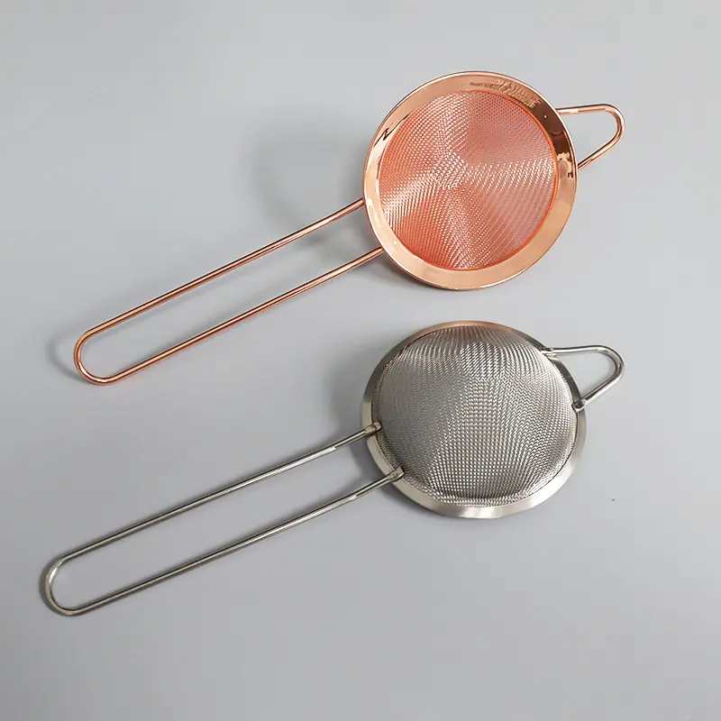 High-Quality Stainless steel strainer cocktail strainer 8.5 cm sink stopper Suppliers, Supplier