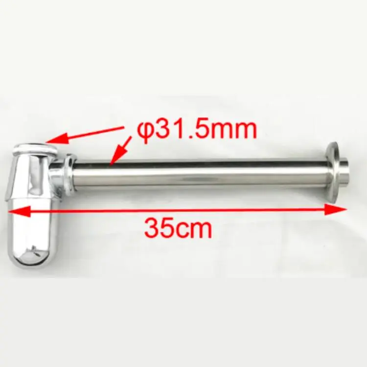 Drainer Kitchen Brass Basin Waste P Strainer Sink Drain Bottle Trap