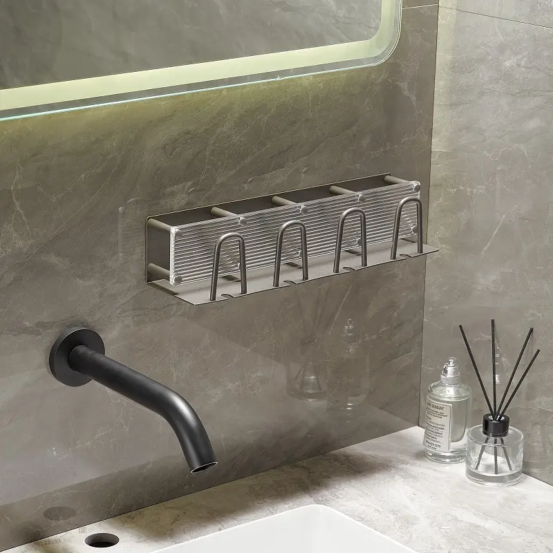High-Quality Aluminum Bathroom mouthwash cup wall hanging toothbrush holder Manufacturers, Factory
