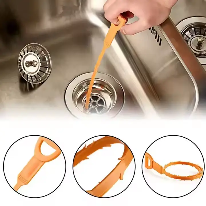 High-Quality Plastic Drain Clog Remover Sink Cleaner Sink strainer Hair Catcher Manufacturers, Factories