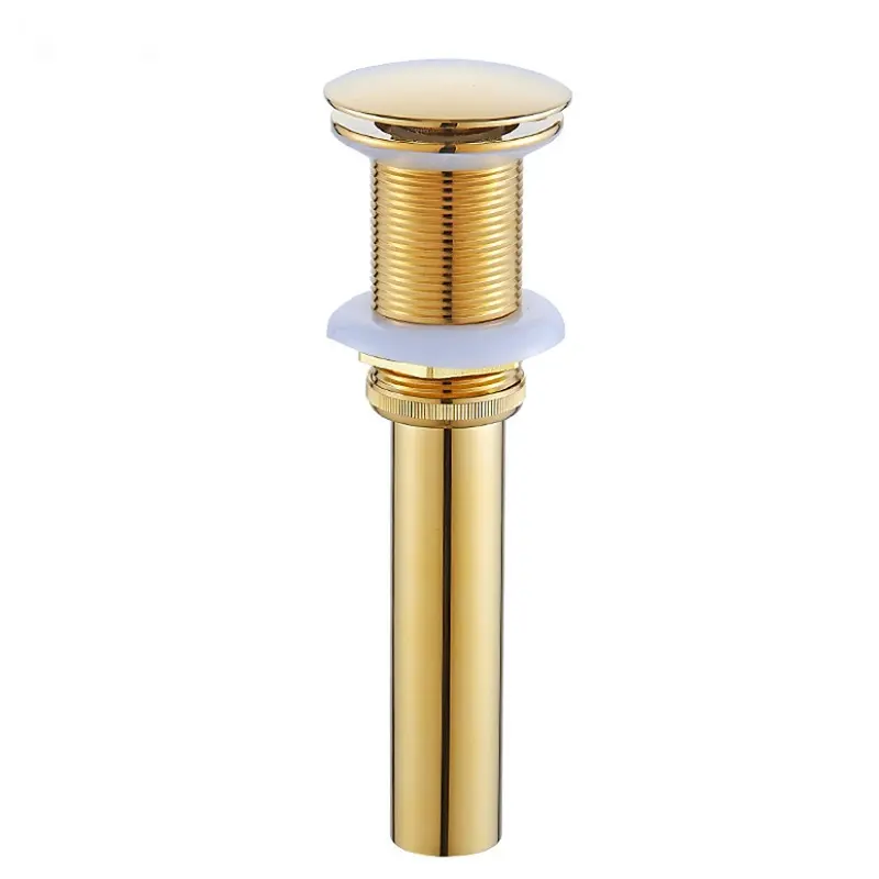 Wholesale Drains For Home Brushed gold drain Basin sink Water drainage Black Drains pop up drain Factories, Suppliers