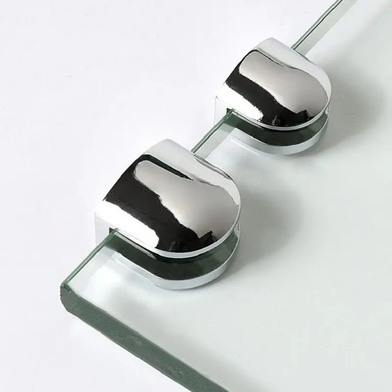 Wholesale Glass clip Display cabinet fixed laminated glass clip lengthened 4-6mm clip Factories, Factory