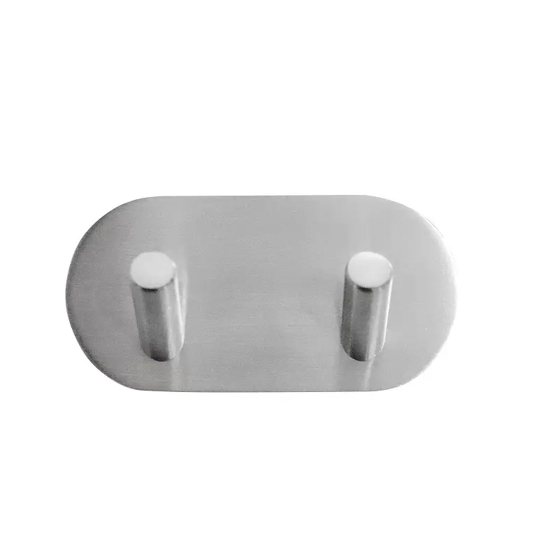 High-Quality Space aluminum wall mounted bathroom towel row hook oval sole coat hanger hook Factories, Suppliers