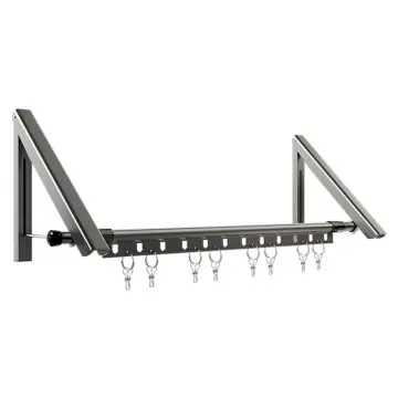 Balcony perforation-free folding telescopic hook