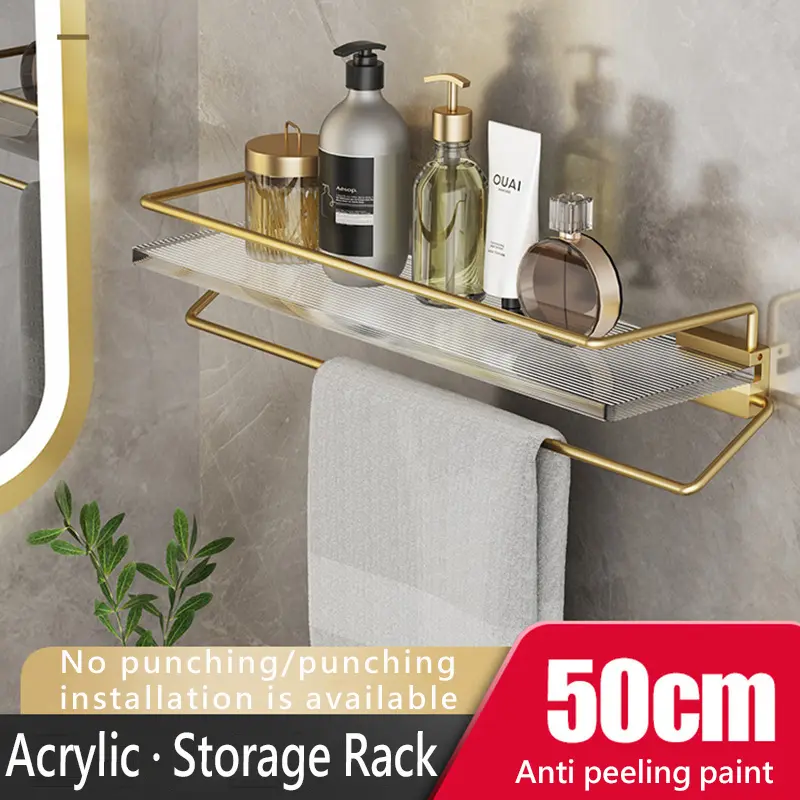 Wholesale Toilet Storage Rack Bathroom Toilet Washbasin Room Shower Gel Wall Storage Rack Manufacturers, Factories