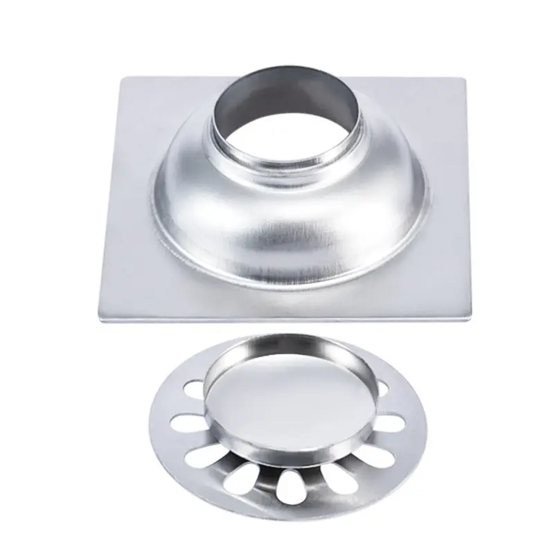 Wholesale Stainless steel floor drain core thickened square 10*10cm shower bug proof water drain cover Factories, Supplier