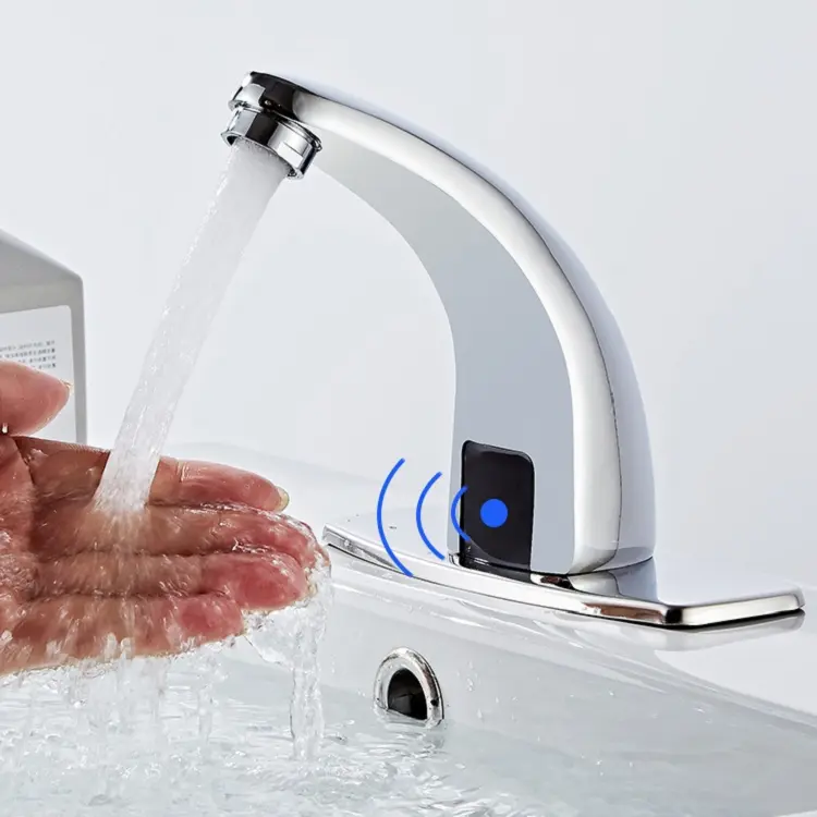 Wholesale Basin sensor faucet for bathroom Sensing automatic faucet Manufacturer, Factory