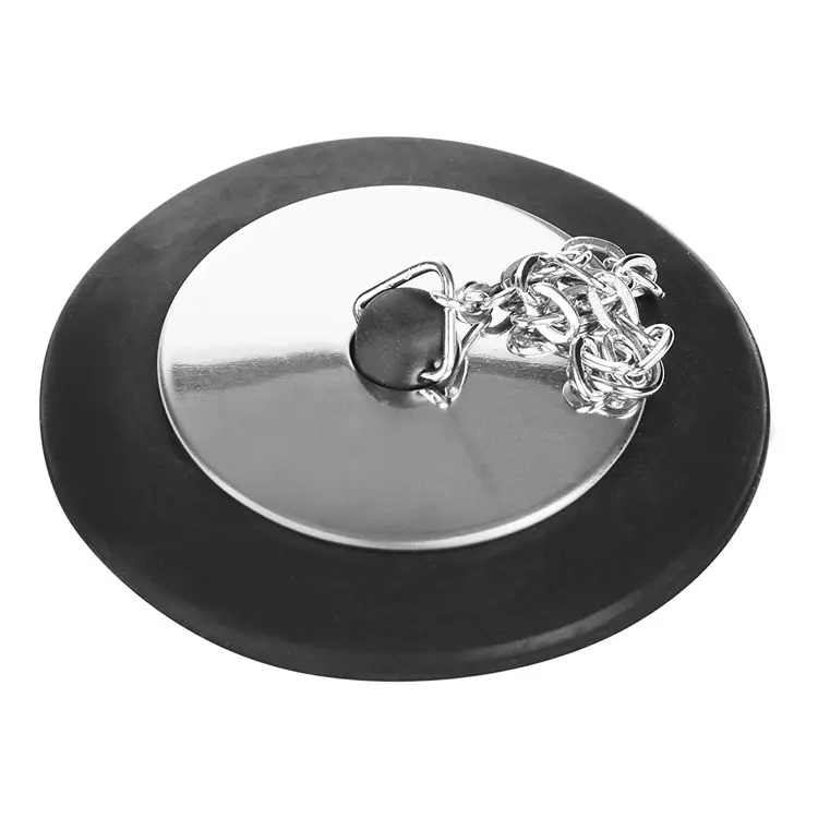 Wholesale Universal Sink Stpper With Chain  For Kitchen Bathroom Rubber Bath Plug Sink Stopper Plug For Bathtub Manufacturers, Factories