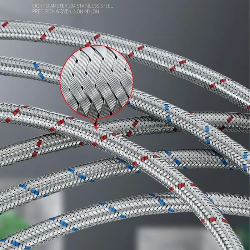 Wholesale SS304 Kitchen and Bathroom Flexible Braided G-thread Plumbing Hose Manufacturer, Suppliers