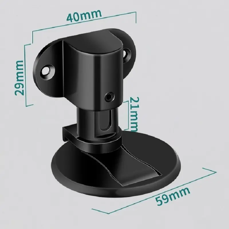 High-Quality Modern stainless steel Design Adjustable Door Holder with Non-Punch Sticker Furniture Heavy Duty Magnetic Door Stopper Factories, Factory