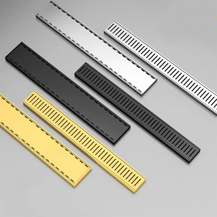 Wholesale Bathroom Line floor drain ,Aluminum alloy long floor drain DIY Length floor drain Factory, Suppliers