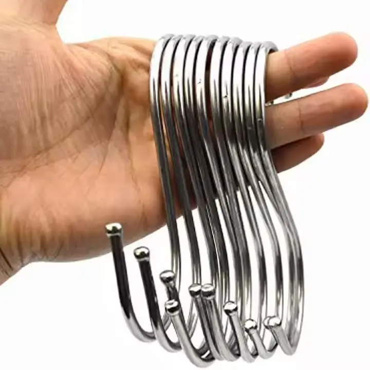 Wholesale Stainless Steel Heavy Duty Hanging Hooks Chrome Plated S Shape Hooks Manufacturer, Factory