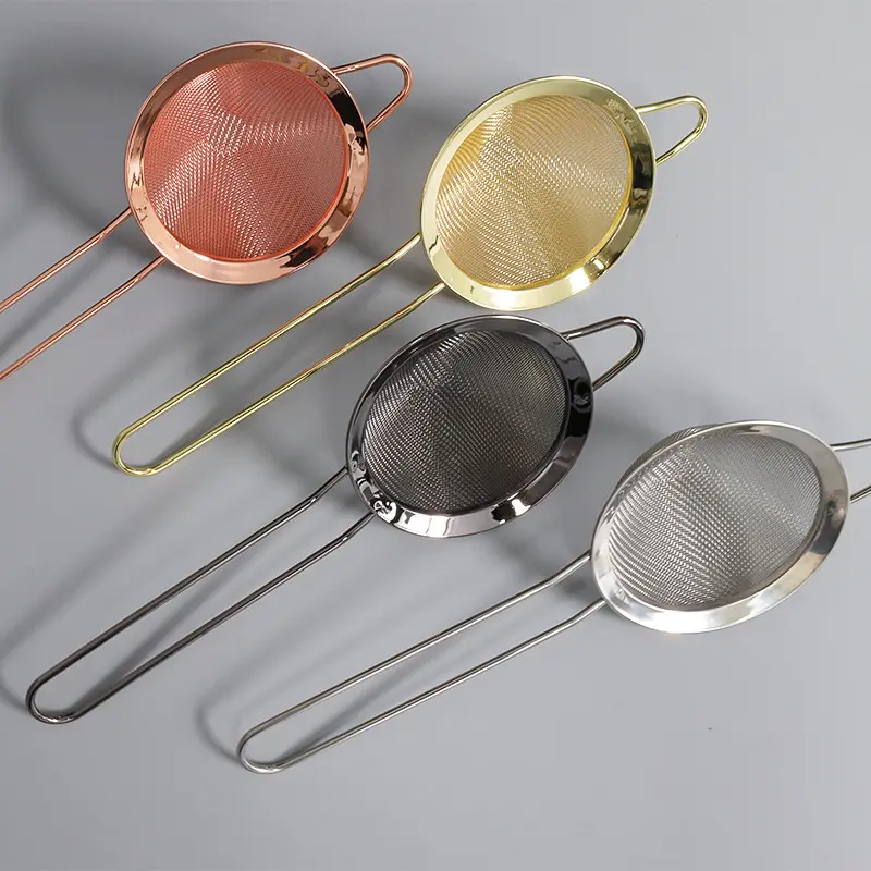 High-Quality Stainless steel strainer cocktail strainer 8.5 cm sink stopper Suppliers, Supplier