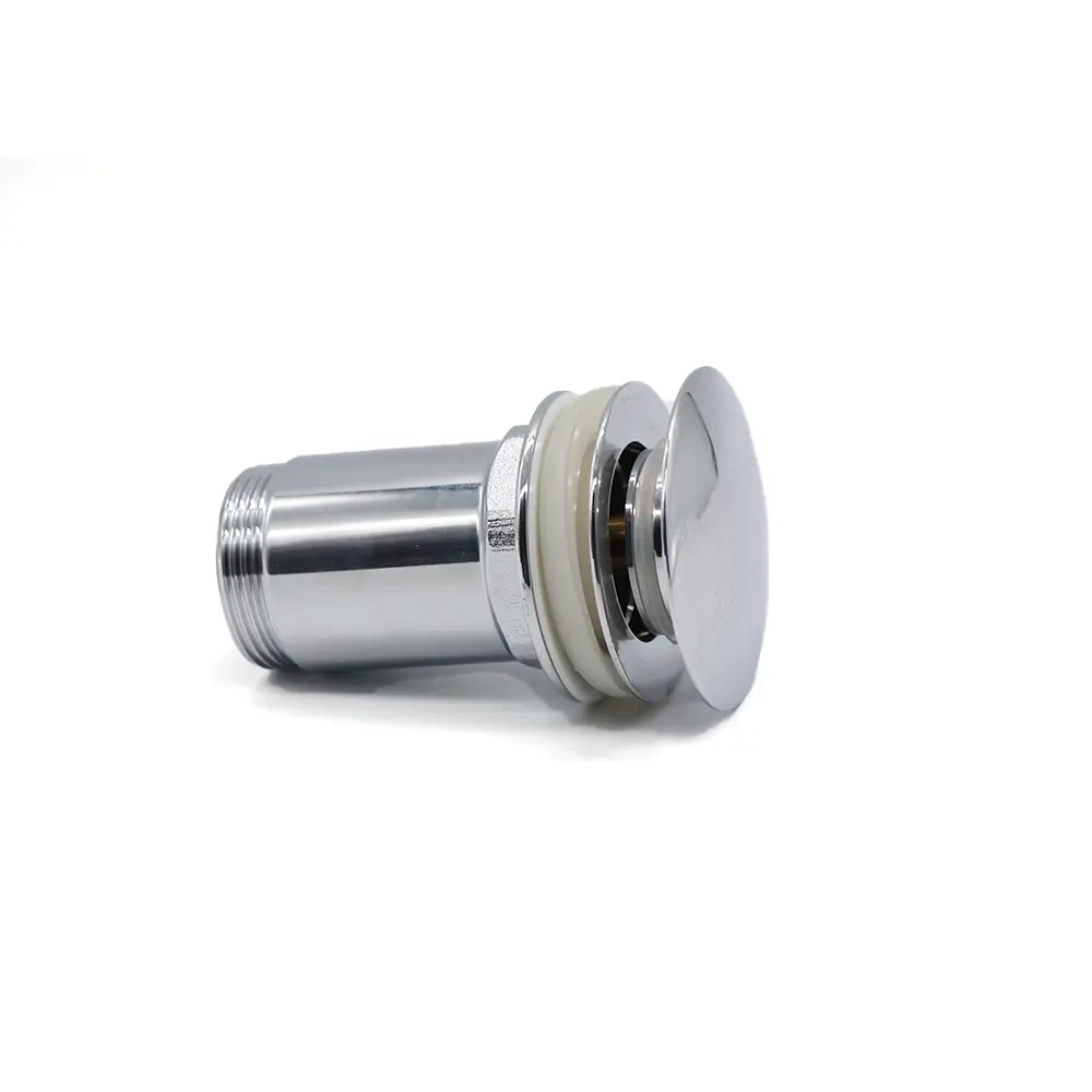 China Brass Pop-up Sink Drains with Overflow, Bathroom Vessel Basin Drainer Factories, Supplier