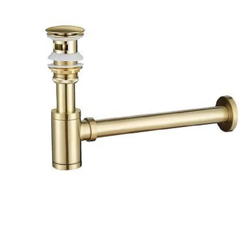 Wholesale Drains For Home Brushed gold drain Basin sink Water drainage Black Drains pop up drain Factories, Suppliers
