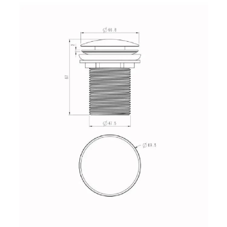 Water Pipe Pressure Spring Launching Fittings