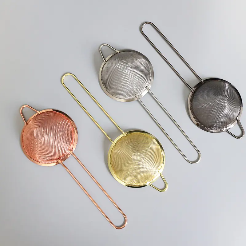 High-Quality Stainless steel strainer cocktail strainer 8.5 cm sink stopper Suppliers, Supplier