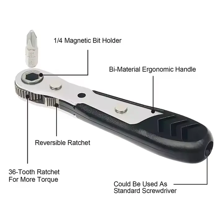 China Double Ended Quick Socket Ratchet Wrench Rod Screwdriver Bit Tool Manufacturer, Suppliers
