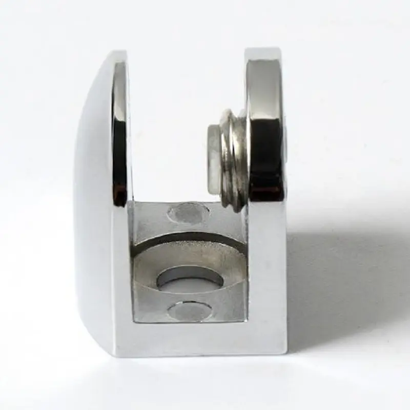 Wholesale Glass clip Display cabinet fixed laminated glass clip lengthened 4-6mm clip Factories, Factory