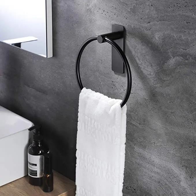 Wholesale Stainless Steel Towel Rack Black Gold Set Bathroom Towel Ring Towel Rod Tissue Holder Single Hook Set Manufacturer, Manufacturers