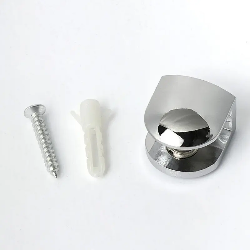 Wholesale Glass clip Display cabinet fixed laminated glass clip lengthened 4-6mm clip Factories, Factory