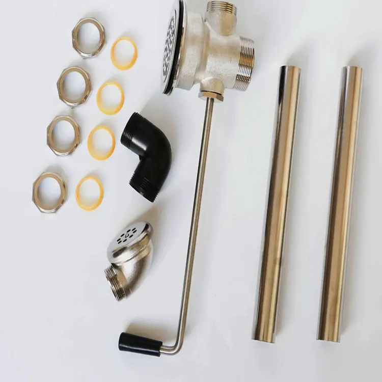 High-Quality All-copper drainer Astrolabe pull-rod curving rod drainer sink Factories, Supplier
