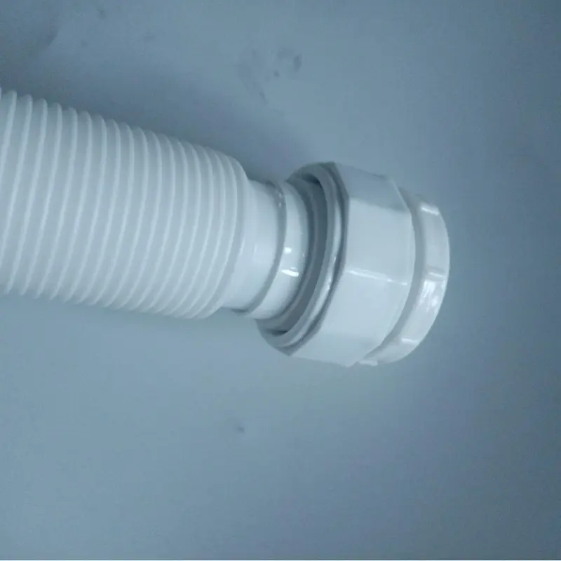 China PVC plastic white soft drain pipe for kitchen basin drain pipe Factories, Supplier