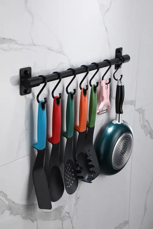 High-Quality Kitchen Non-Perforated Multifunctional Wall Mounted Storage Hook and Loop Cookware Manufacturer, Factories