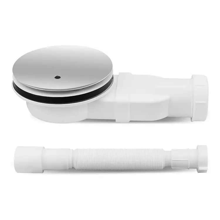 High-Quality PVC Compression Shower Drain with 4-1/4″ Round Grid Cover-1 Factories, Factory