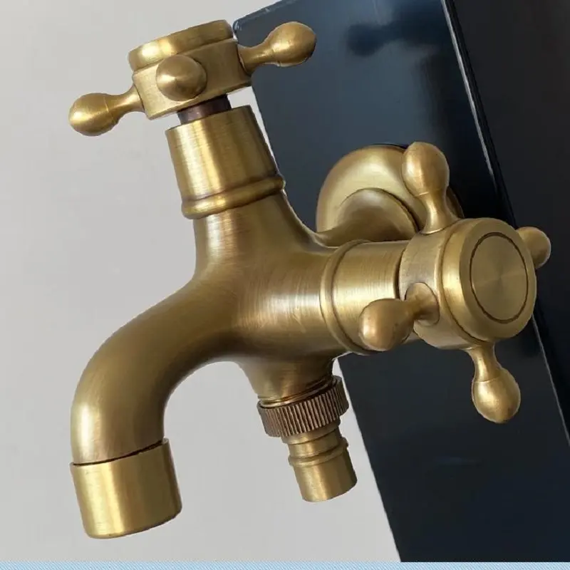 High-Quality Spray gun water pipe with lock double head with key faucet Factory, Suppliers