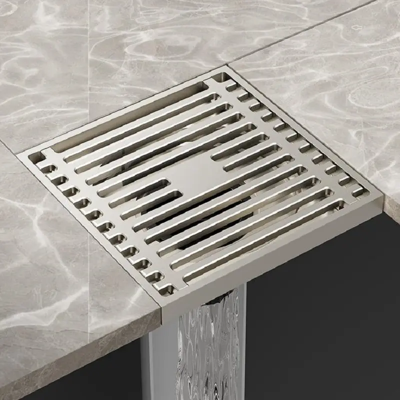 Wholesale Toilet brass thickened deodorant invisible washing machine floor drain Manufacturer, Factories