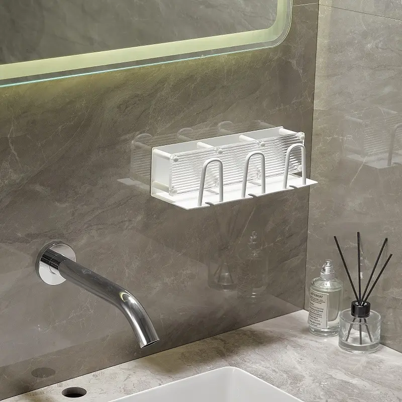 High-Quality Aluminum Bathroom mouthwash cup wall hanging toothbrush holder Manufacturers, Factory