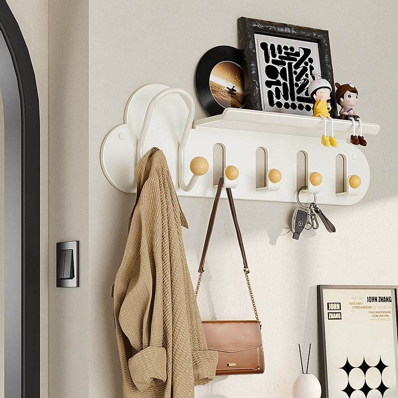 Wall Clothes Hook Storage Rack 1