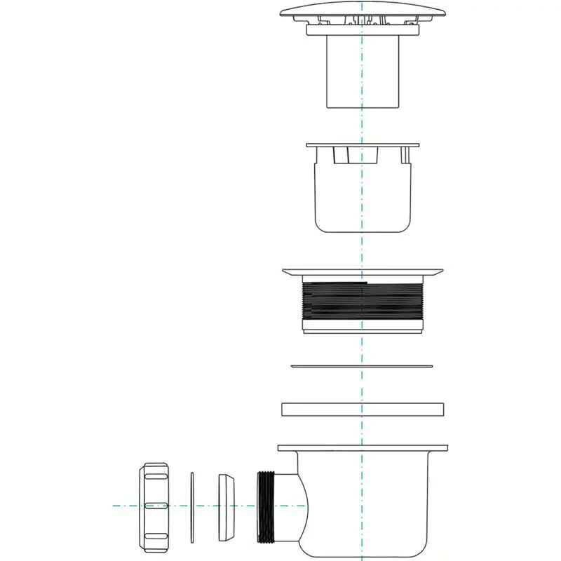 Wholesale Plumbing Bathroom Plastic Shower Underdrain Floor Drain Manufacturer, Supplier