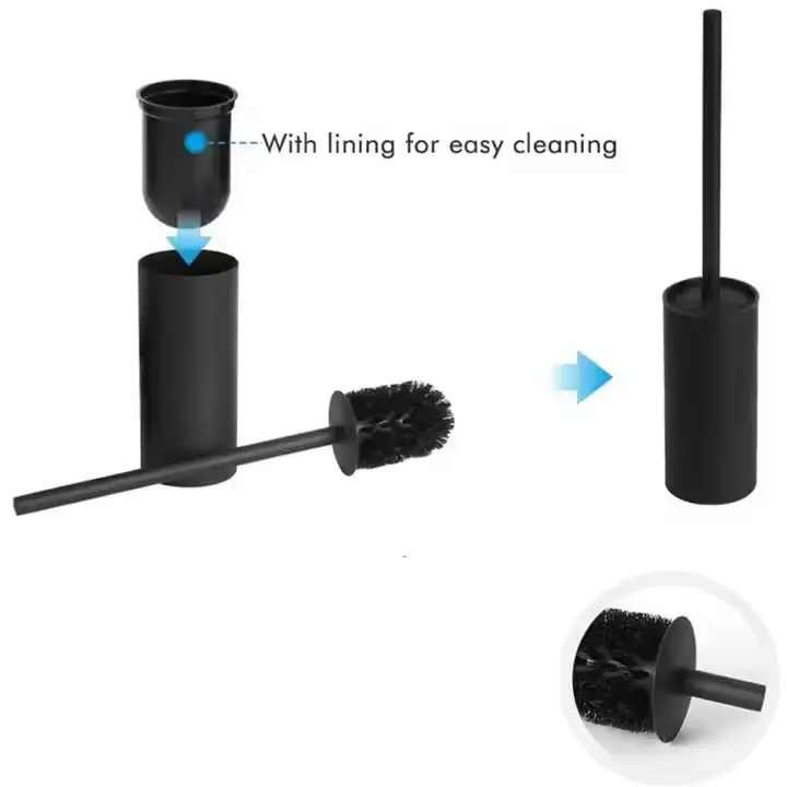 Wholesale Stainless Steel Black Toilet Brush Cleaning Tool Holder Manufacturer, Manufacturers
