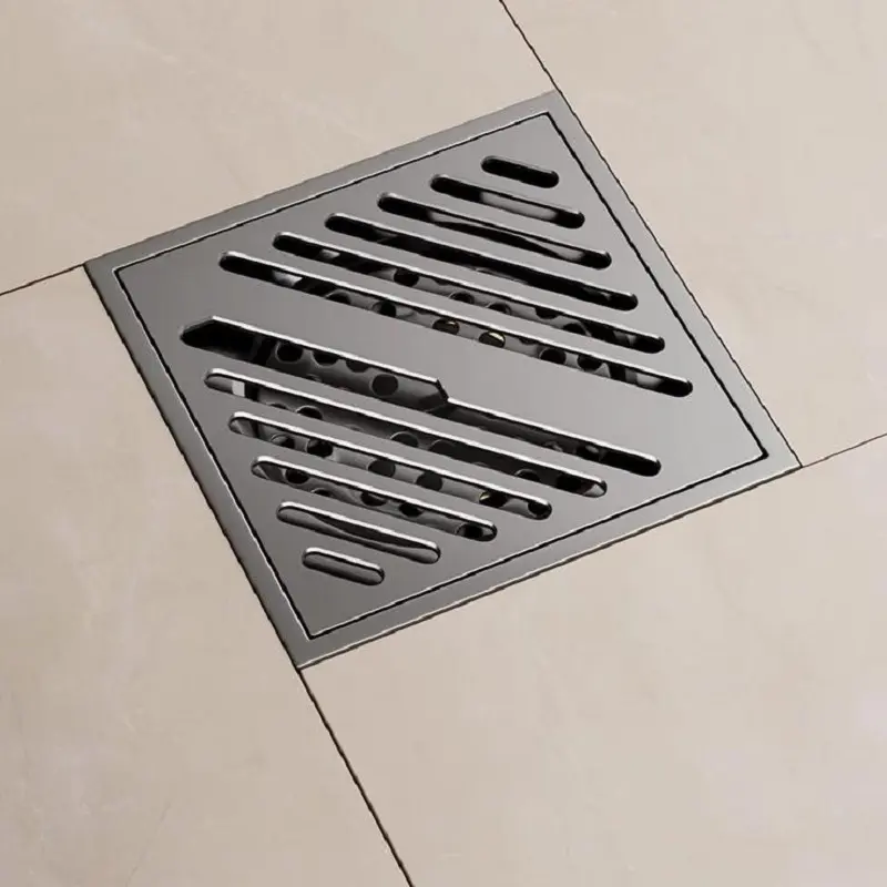 China All copper anti-odor anti-blocking toilet sewer invisible washing machine floor drain Factory, Suppliers