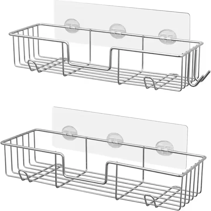 China Rustproof Stainless Steel Shower Storage Chrome Bath Shower Caddy Manufacturer, Manufacturers