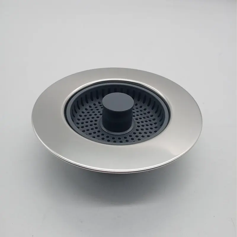 China metal 3 in 1 kitchen sink drain strainer stopper pop up plug Manufacturer, Suppliers