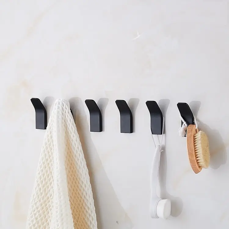 China Non-perforated Wall Mounted Coat Hook Bathroom  Adhesive Hook Manufacturer, Factory