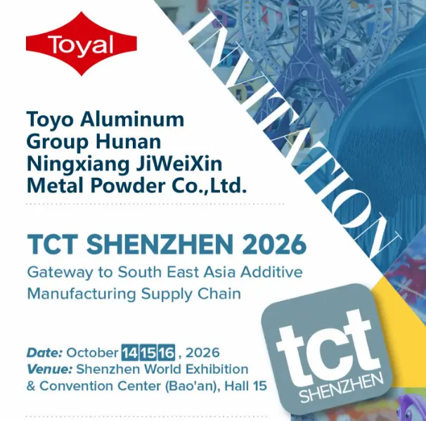 JiWeiXin Metal Powder at TCT Shenzhen 2026 booth A39