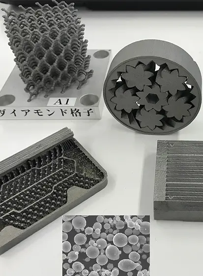 Metal 3D printing with aluminium alloy powder