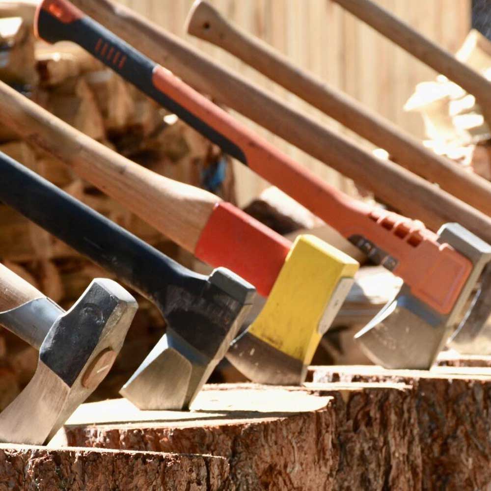 Custom Wood Cutting Axe Outdoor Heavyweight Felling Tool With Heavy Duty